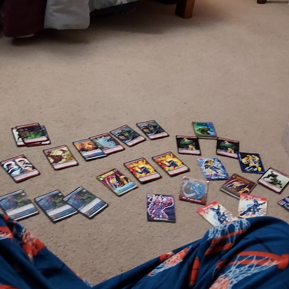Marvel trading cards